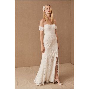 BHLDN Willowby Gambelle Wedding Gown Size 14